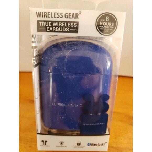 Wireless Gear. True Wireless Earbuds Blue - Picture 1 of 6